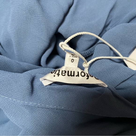 NWT Reformation Lilia Maxi Dress in Morning Glory Size 0 - Picture 6 of 6